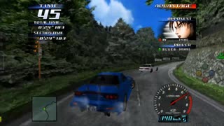 Initial D Arcade Stage 3 - Mazda RX7 Spirit R Legend Of The Street Walkthrough Pt 32(Flycast HD)