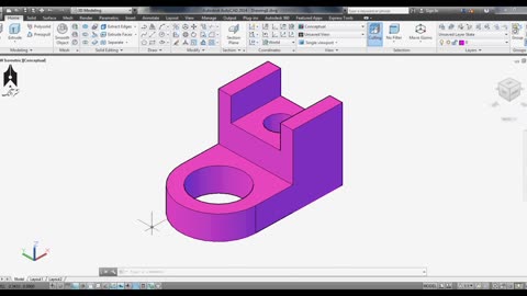 3D AutoCAD training 6-6آموزش اتوکد سه بعدی