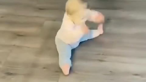 Funny baby dance