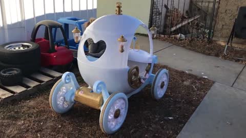 New Cinderella Carriage Power Wheels