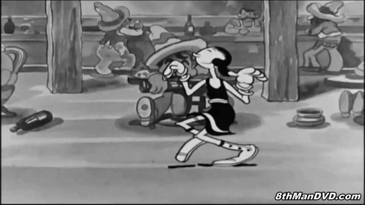 POPEYE THE SAILOR MAN: Blow Me Down! (1933) (Remastered) (HD 1080p) | William Costello