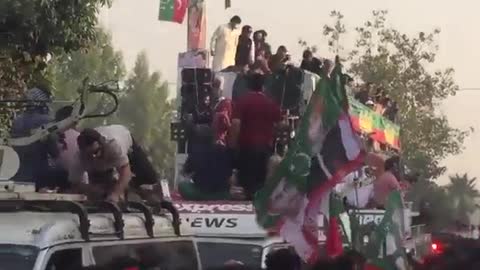 The moment when bullets started raining from different angles at Imran Khan’s