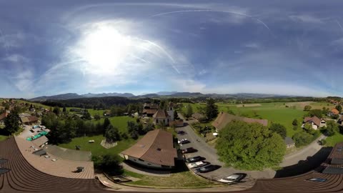 Swiss Landscape [360° Aerial Video]