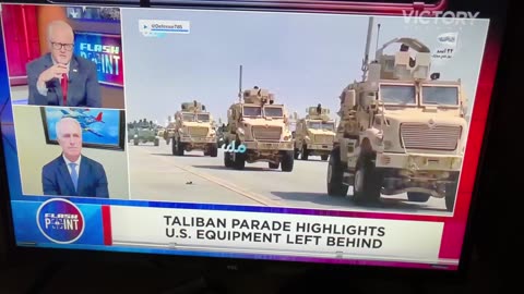 “Taliban parades U.S. equipment left behind”