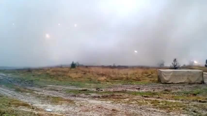 The Ukrainian army attacks the Russian army. Russian war in Ukraine.