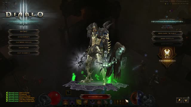 Gears of the Dreadlands Demon Hunter Diablo 3 Season 25 GR90