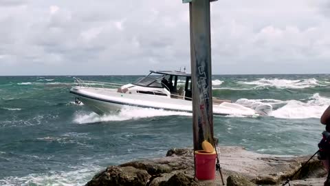 PASSENGER DESTROYED BY HUGE WAVE AT BOCA INLET