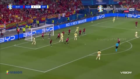 MATCH HIGHLIGHTS ALBANIA 0 - 1 SPAIN Group Stage - UEFA EURO 2024