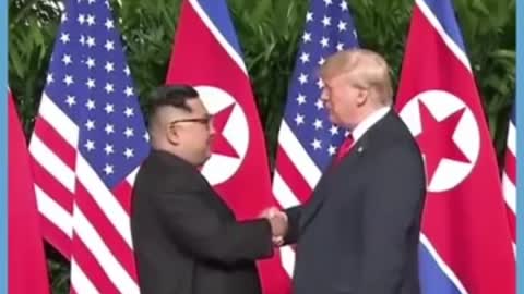 Donald Trump and handshakes.