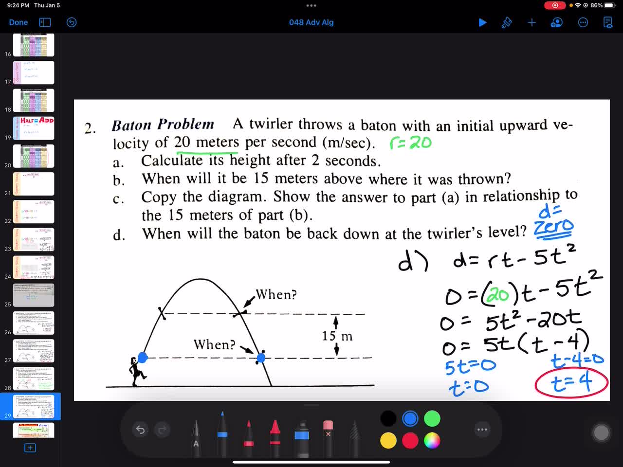 048 Advanced Algebra