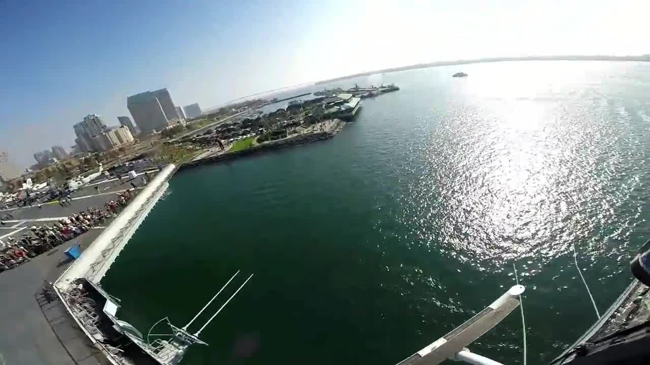 Skydiving Innovations USS Midway Santa Jump