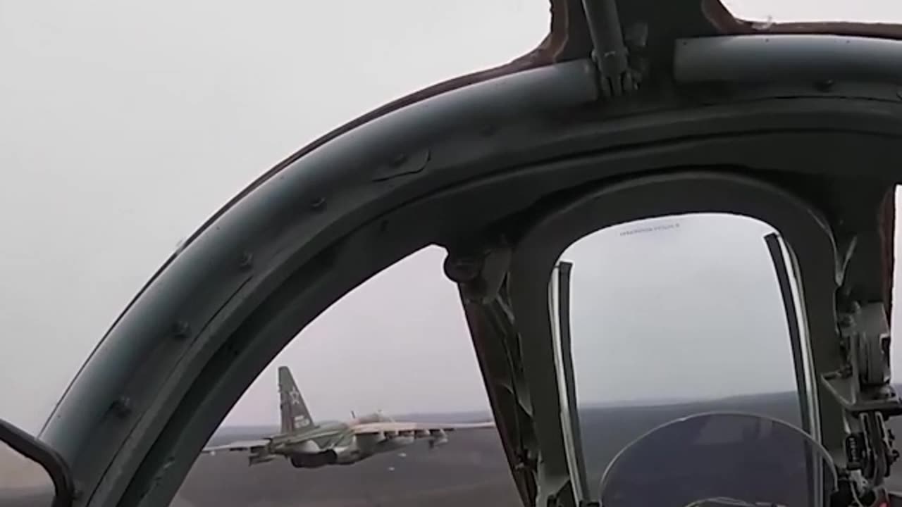 In pairs from low altitudes: Russian Su-25 ground-attack aircraft in action