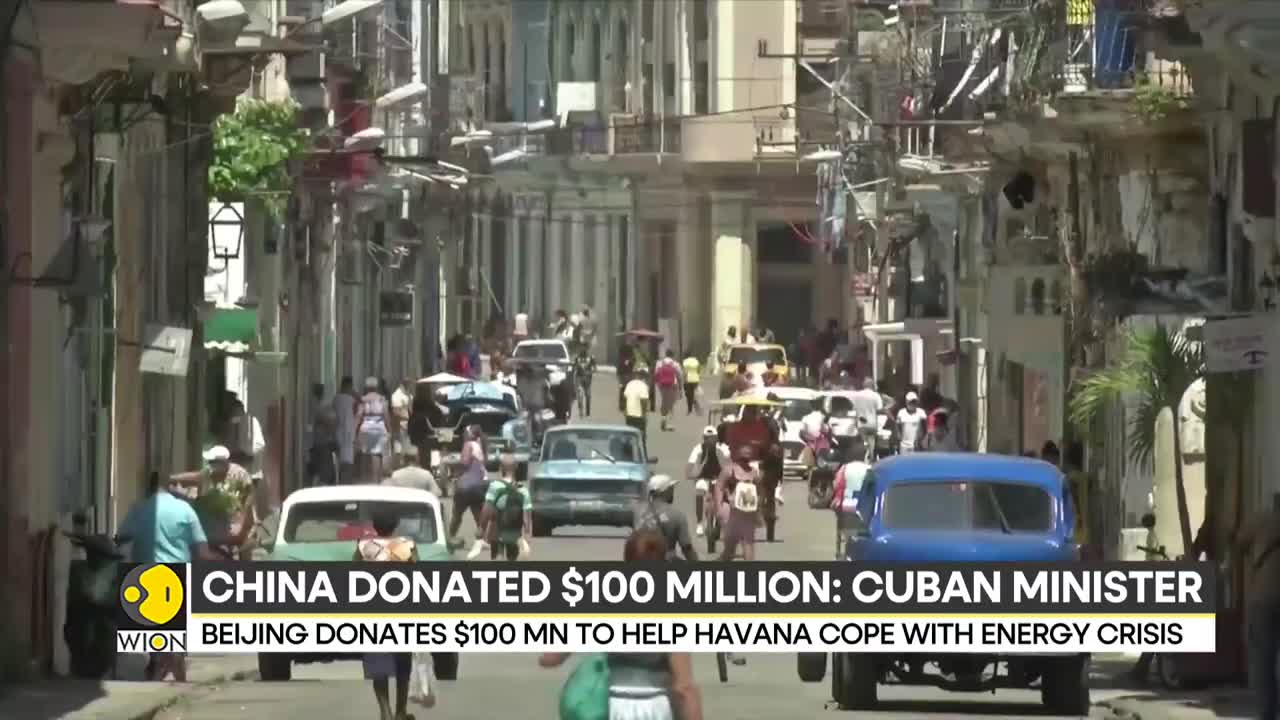 China donated $100 million to help Cuba cope with economic crisis _ Latest English News _ WION News