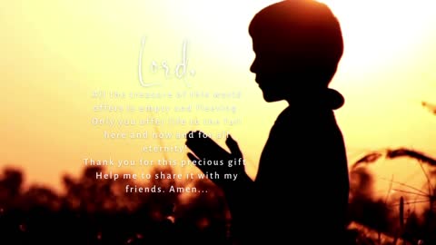 A prayer