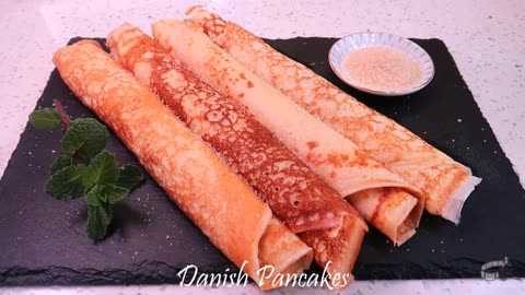 Danish Pancakes _ Breakfast Recipe