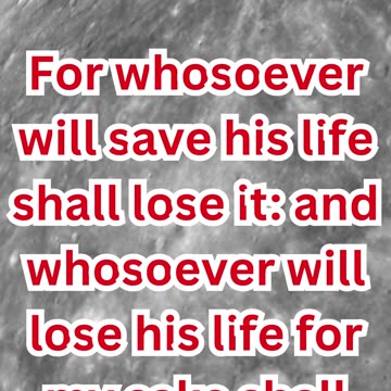 "The Paradox of Life: Losing to Gain" Matthew 16:25#short #youtube #ytshorts #shortvideo #ytshort