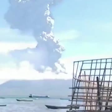 In Indonesia, more than four thousand people were evacuated because of the volcano that erupted