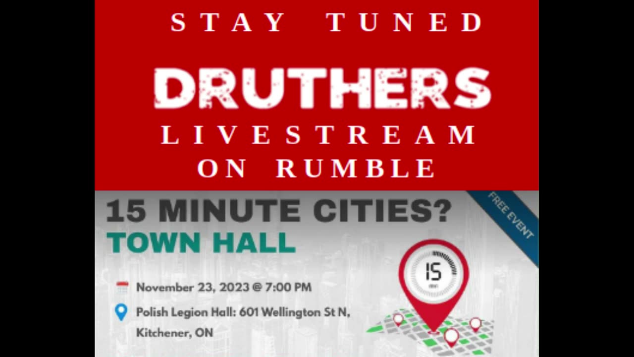 [Livestream] 15 Minute Cities? Town Hall Educational Event