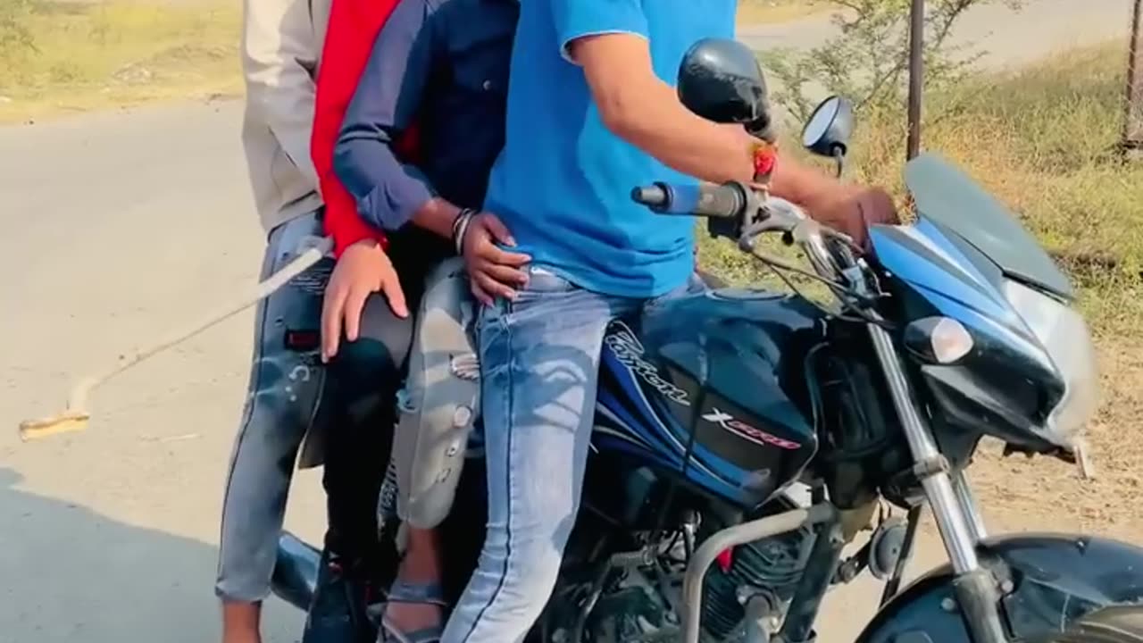 Funny video bike police