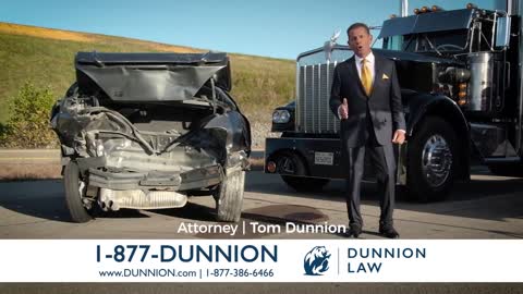 Big Trucks Cause Big Damage To Other Vehicles! Call Dunnion Law Today!