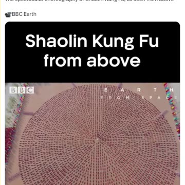 The spectacular choreography of Shaolin Kung Fu