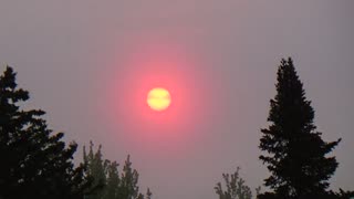 Canadian Wildfire Sunrise