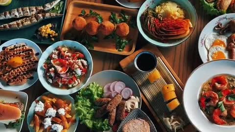 32 dishes from 32 different countries on one table