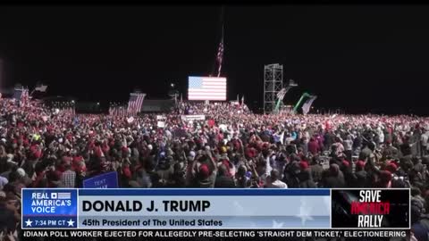 The fake news would never show this crowd This is huge This is massive