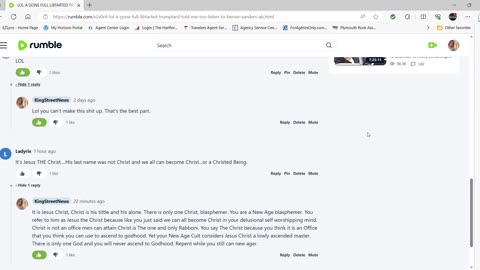 A BRAIN DEAD STEW PEDO NETWORK FAN EXPLAINS HER NEW AGE RELIGION TO ME - King Street News #ResearchFlattardEarth