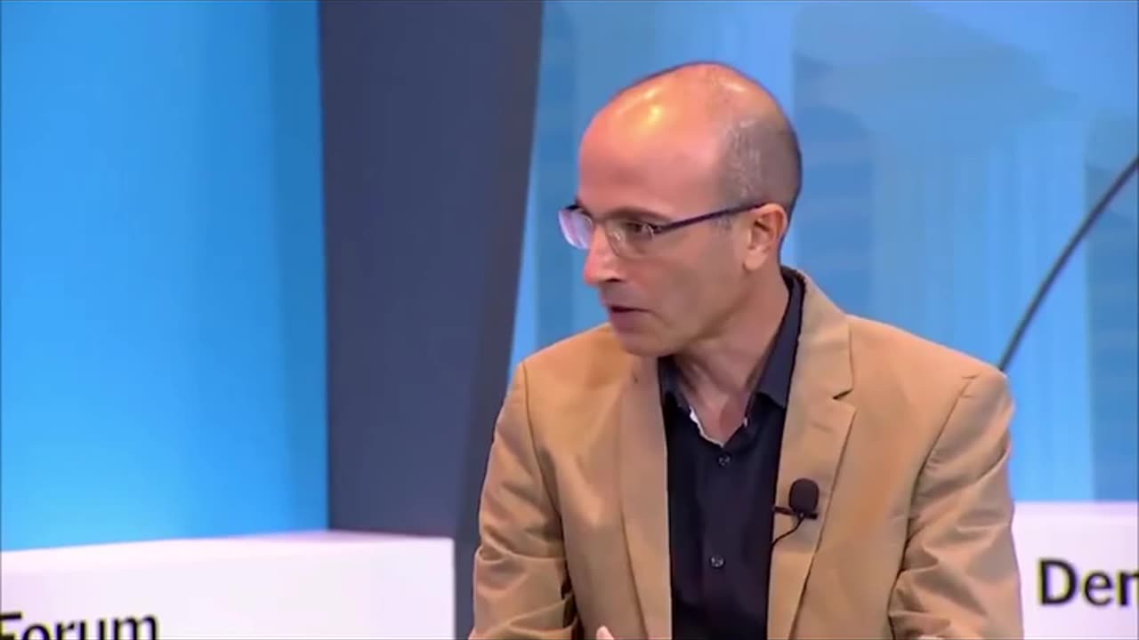 Yuval Noah Harari A Surveillance By a Top Moron? *1min*