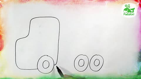 Cartoon coloring about cars for the little ones, Chamomile draws cars, developmental. Whale.