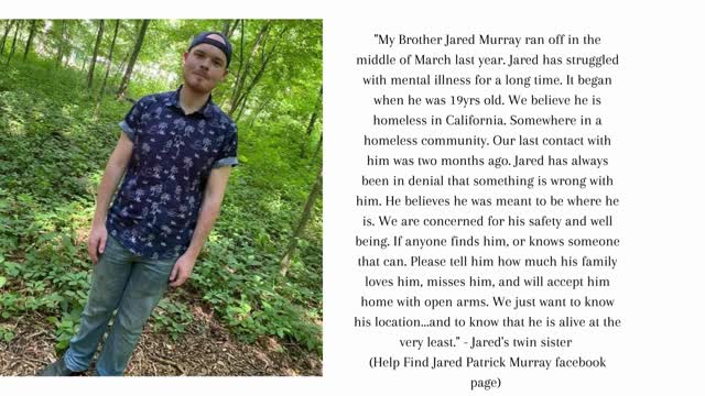 Jared Patrick Murray Missing | Update!