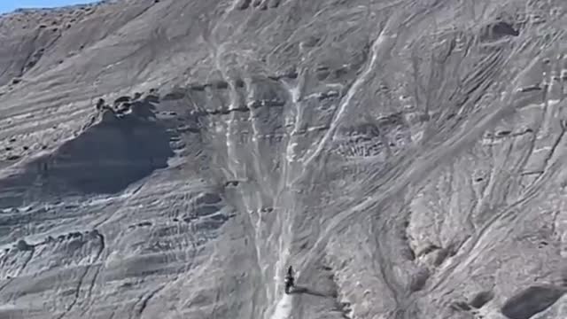 HUGE hill climb! - jump at the end!