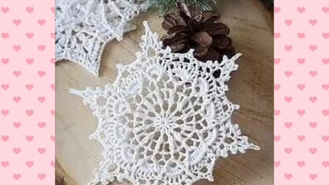 Snowflakes crochet tutorial