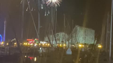 4th fire works Kemah Marina