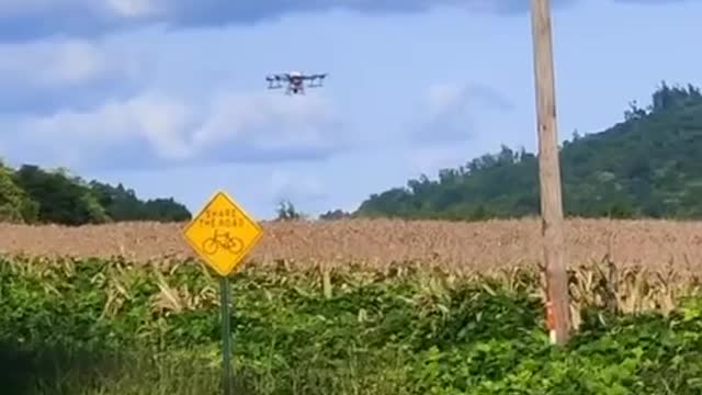 Drone Maliciously Spraying Crops?