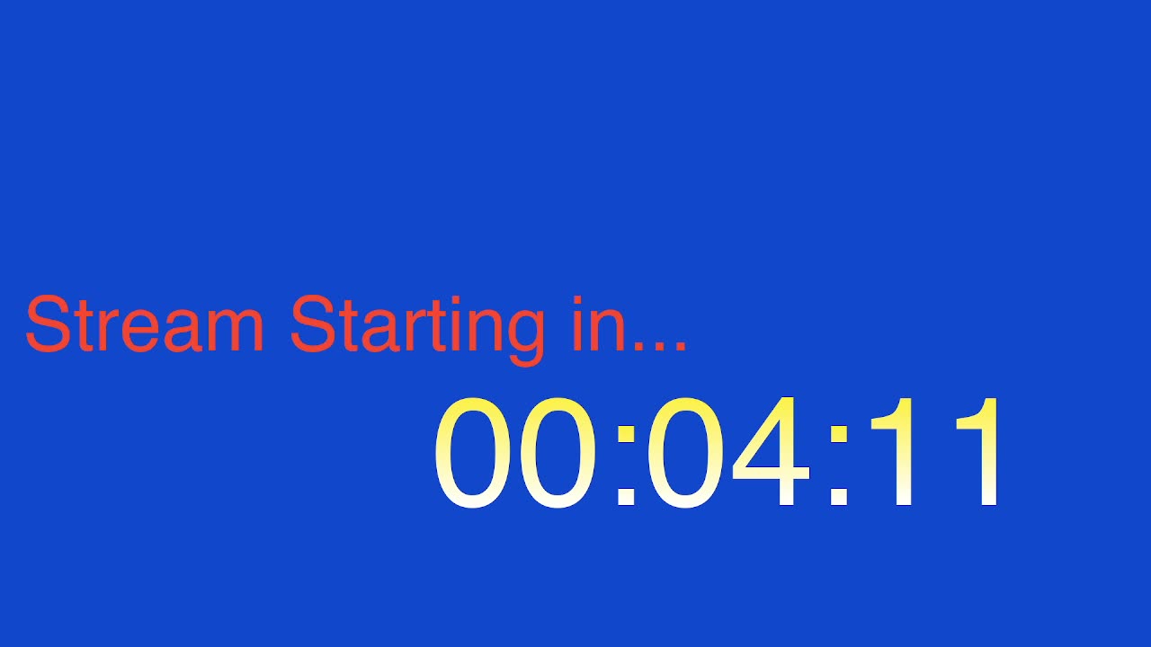 Countdown Clock and Rumble Browser Window.