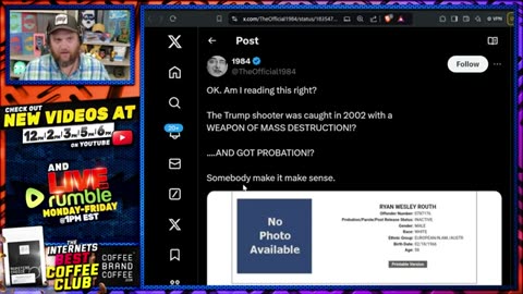 Trump Shooter UNMASKED As Kamala Harris Voter & Connected To FIRST