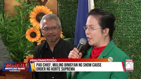 PAO Chief, muling bingyan ng show cause order ng Korte Suprema