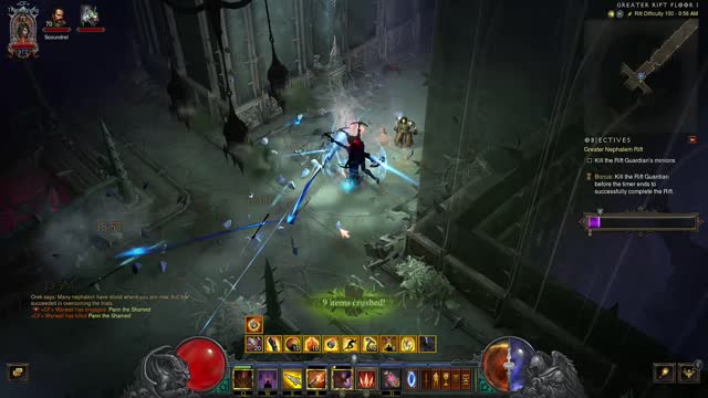 Gears of the Dreadlands Demon Hunter Diablo 3 Season 25 GR 100 (<2:21)