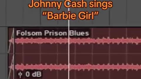 AI Generated Johnny Cash singing I'm a Barbie Girl.