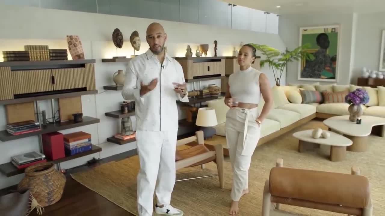 Inside Alicia Keys & Swizz Beatz’s Oceanside Mansion | Open Door | Architectural Digest