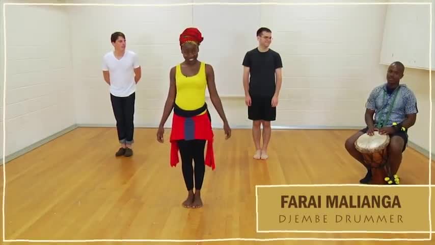 Five minute African dance lesson ,dancing by time