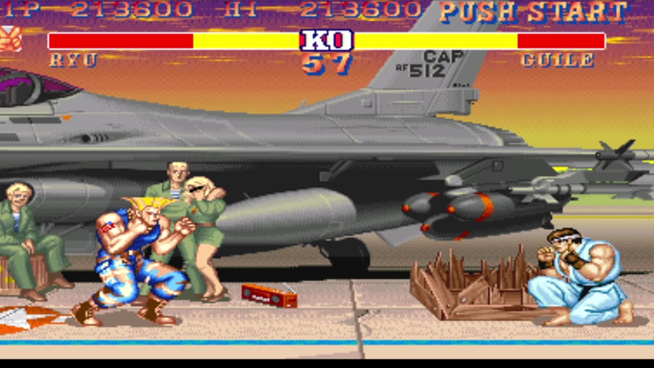 Ryu vs Guile