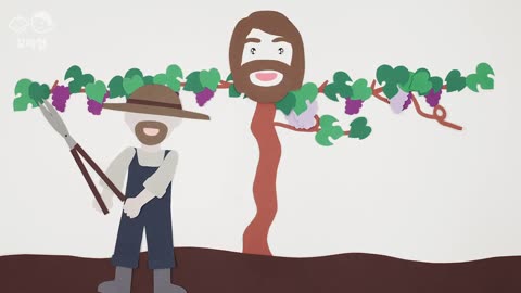 Jesus is the Vine - bible story, kids bible, sundayschool, thanksgiving