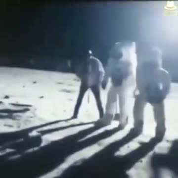 Staged Moon Landing Set