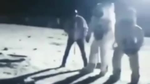 Staged Moon Landing Set