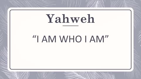 What is the name of God