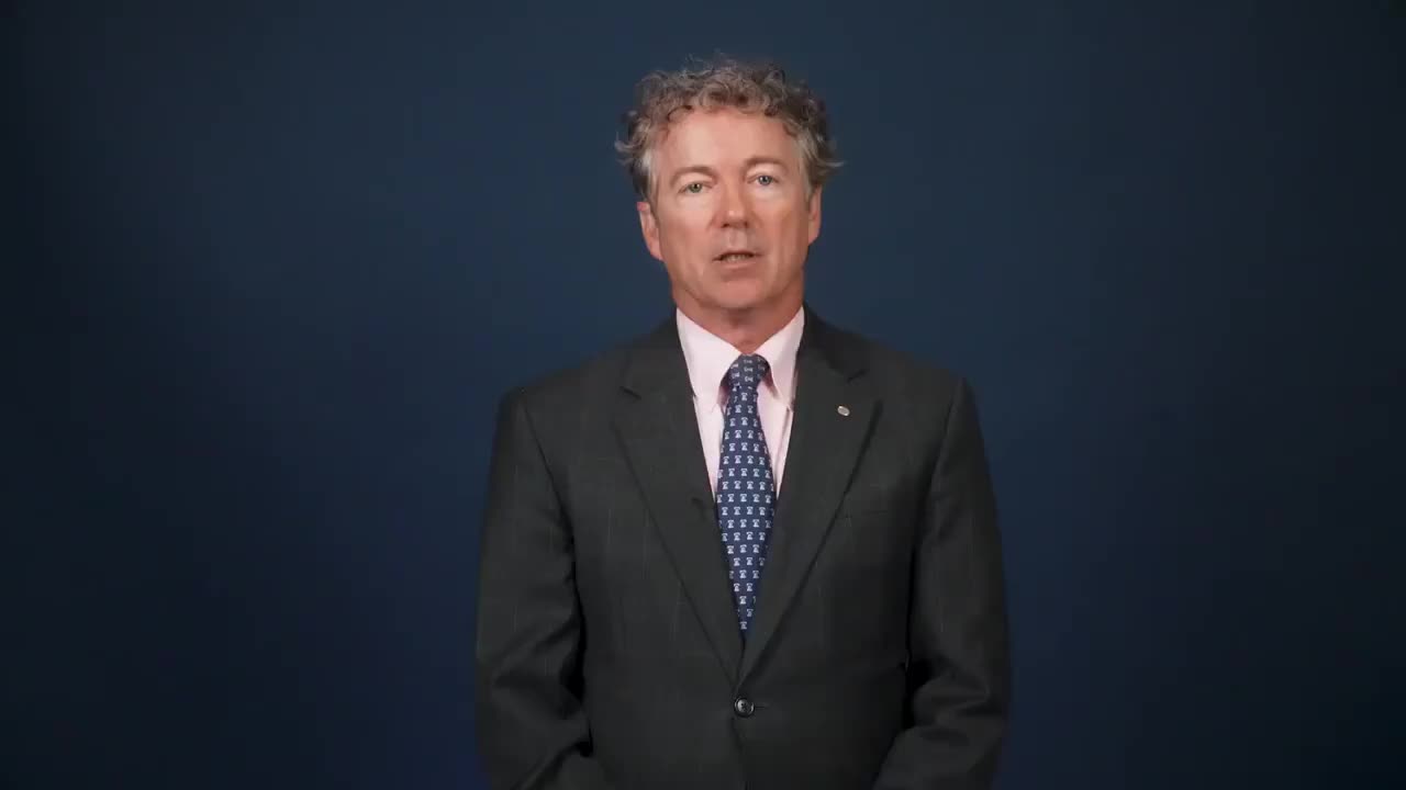 Rand Paul: It is Time to Resist. We Can Simply Say No. Children Harmed More by Shutdowns than covid