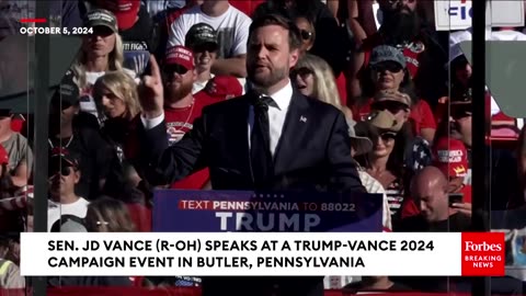 JD Vance Sounds Triumphant Note At Trump Butler Rally: We Cannot Be Stopped